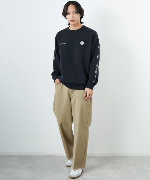 PENDLETON（ペンドルトン）の「[PENDLETON/ペンドルトン] 別注 ネイティブ柄 ダンボールニット クルーネックスウェット（スウェット・レディース・ブラック/グレイッシュベージュ/チャコール・S/M/L/XL）」の6枚目の写真