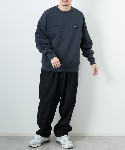 PENDLETON（ペンドルトン）の「[PENDLETON/ペンドルトン] 別注 ネイティブ柄 ダンボールニット クルーネックスウェット（スウェット・レディース・ブラック/グレイッシュベージュ/チャコール・S/M/L/XL）」の8枚目の写真