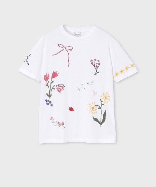 tシャツ ウィメンズ ”Daisy Chain Doodle” 半袖Tシャツ / 255400 232V レディース ウィメンズ 'Daisy Chain Doodle' 半袖Tシャツ / 255400 232V（T