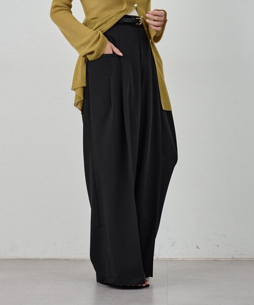 SHENERY(シーナリー)の「ダブルポケットパンツ(その他パンツ・レディース・ブラウン/アイボリー/ブラック・38/36)」の3枚目の写真