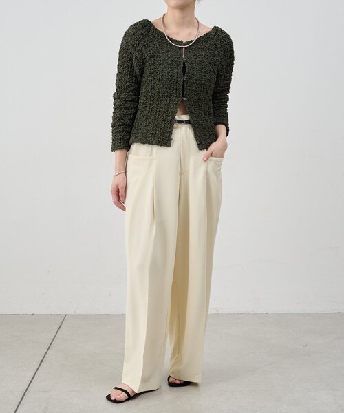 SHENERY(シーナリー)の「ダブルポケットパンツ(その他パンツ・レディース・ブラウン/アイボリー/ブラック・38/36)」の5枚目の写真