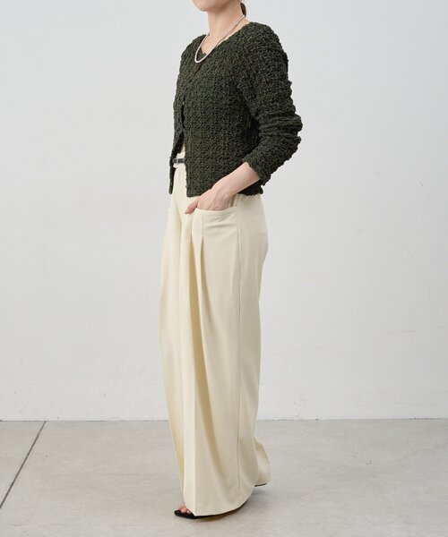 SHENERY(シーナリー)の「ダブルポケットパンツ(その他パンツ・レディース・ブラウン/アイボリー/ブラック・38/36)」の7枚目の写真