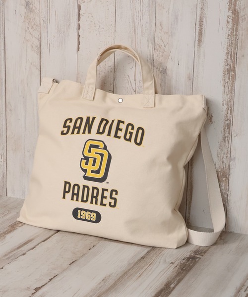 MLB（メジャーリーグベースボール）の「【MLB/メジャーリーグベースボール】2WAYコットンキャンバスショルダーバッグ（ショルダーバッグ・メンズ・アイボリー系1/アイボリー系2/アイボリー系3・FREE）」の19枚目の写真