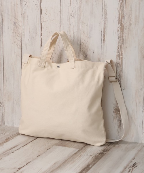 MLB（メジャーリーグベースボール）の「【MLB/メジャーリーグベースボール】2WAYコットンキャンバスショルダーバッグ（ショルダーバッグ・メンズ・アイボリー系1/アイボリー系2/アイボリー系3・FREE）」の5枚目の写真