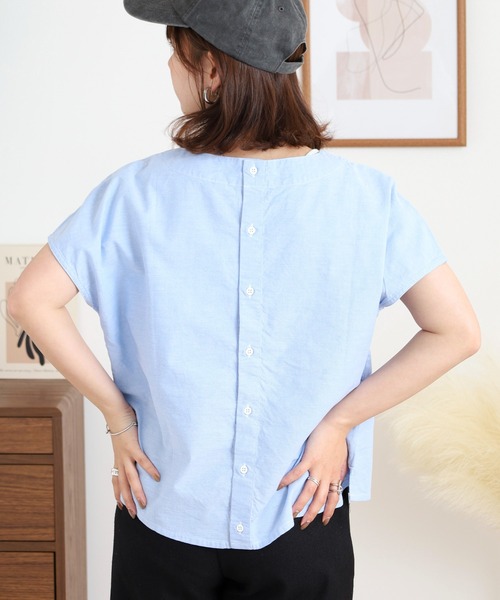 ブラウス シャツ to touch コーマオックス ピコネックレス レディース セール】to touch コーマオックス ピコネックレス（シャツ