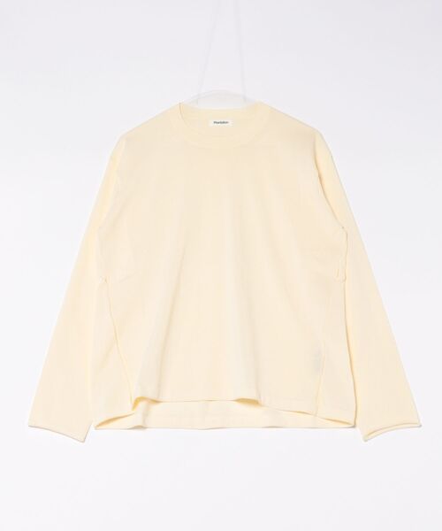 Plantation（プランテーション）の「ハイゲージニットⅠ / セーター / (O)（ニット/セーター・レディース・オフホワイト/ブラック/レッド・M size）」の2枚目の写真