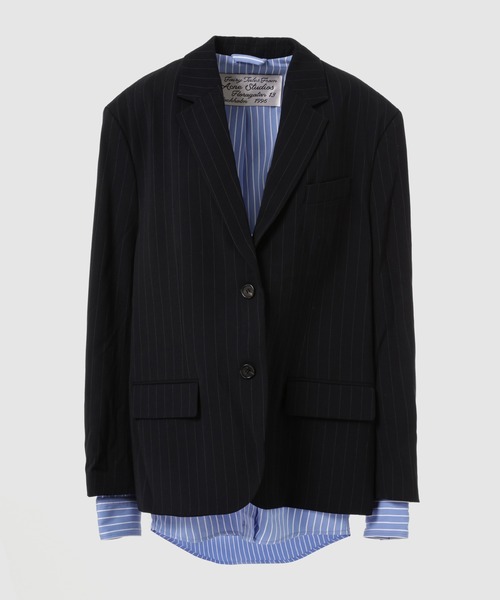 Acne Studios フラワージャカードダブルブレストジャケット 34 Acne Studios フラワージャカードダブルブレストジャケット 34