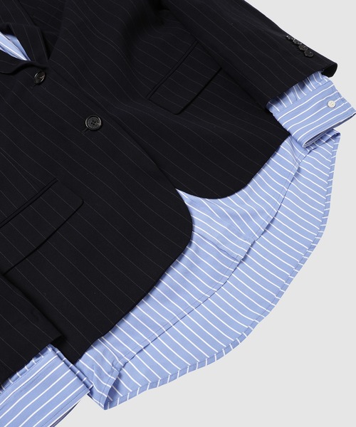 Acne Studios(アクネストゥディオズ)の「FN-WN-SUIT000647(テーラードジャケット・レディース・ネイビー・36)」の9枚目の写真