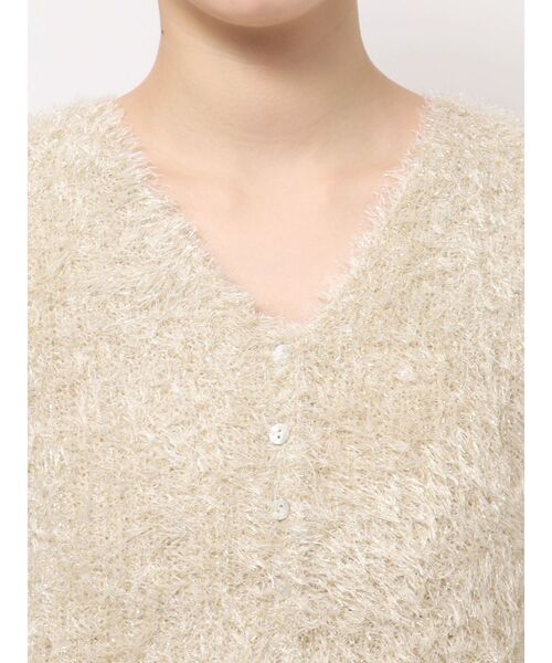Ungrid（アングリッド）の「シャギーニットベスト（ニット/セーター・レディース・ゴールド/ブラウン/シルバー・FREE）」の14枚目の写真