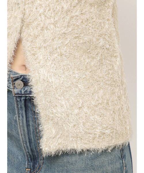 Ungrid（アングリッド）の「シャギーニットベスト（ニット/セーター・レディース・ゴールド/ブラウン/シルバー・FREE）」の16枚目の写真