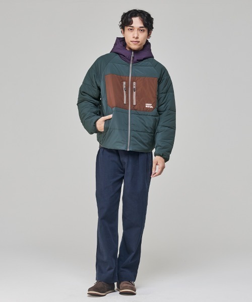 KRIFF MAYER（クリフメイヤー）の「中綿レトロフードジャケット（その他アウター・メンズ・ネイビー/グリーン/ブラック・X-LARGE/LARGE/MEDIUM）」の12枚目の写真