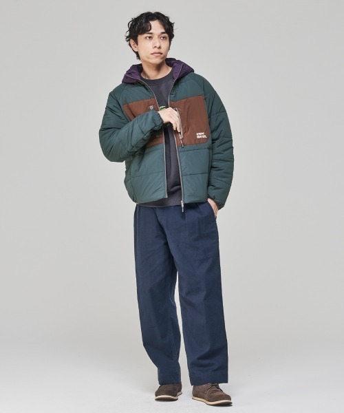 KRIFF MAYER（クリフメイヤー）の「中綿レトロフードジャケット（その他アウター・メンズ・ネイビー/グリーン/ブラック・X-LARGE/LARGE/MEDIUM）」の14枚目の写真