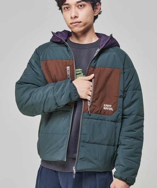 KRIFF MAYER（クリフメイヤー）の「中綿レトロフードジャケット（その他アウター・メンズ・ネイビー/グリーン/ブラック・X-LARGE/LARGE/MEDIUM）」の18枚目の写真