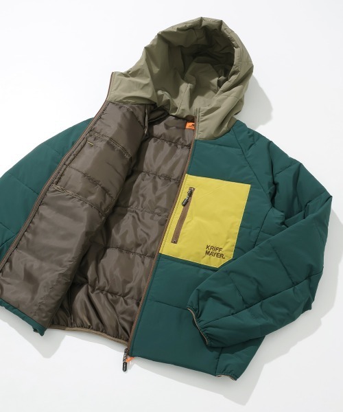KRIFF MAYER（クリフメイヤー）の「中綿レトロフードジャケット（その他アウター・メンズ・ネイビー/グリーン/ブラック・X-LARGE/LARGE/MEDIUM）」の19枚目の写真