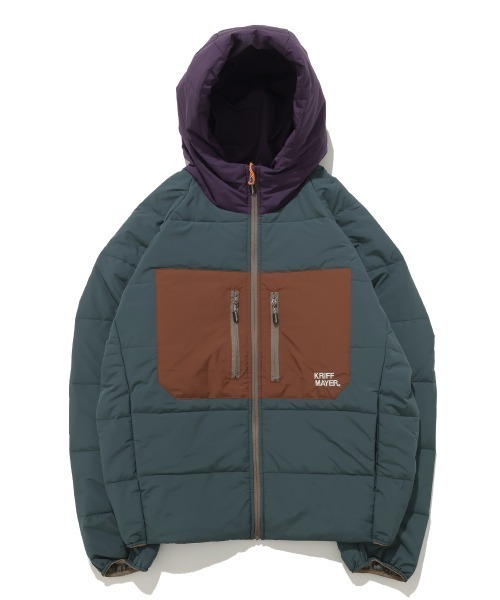 KRIFF MAYER（クリフメイヤー）の「中綿レトロフードジャケット（その他アウター・メンズ・ネイビー/グリーン/ブラック・X-LARGE/LARGE/MEDIUM）」の9枚目の写真