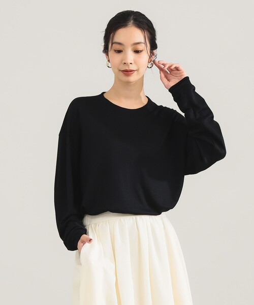 WRAPINKNOT（ラッピンノット）の「WwwﾒﾘﾉｵｰﾊﾞｰT-SH（Tシャツ/カットソー・レディース・ブラック・2/1）」の6枚目の写真