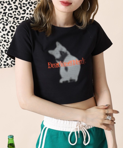 値下げ！！TODAYFUL クロップドTシャツ 刺繍ロゴクロップドTシャツ