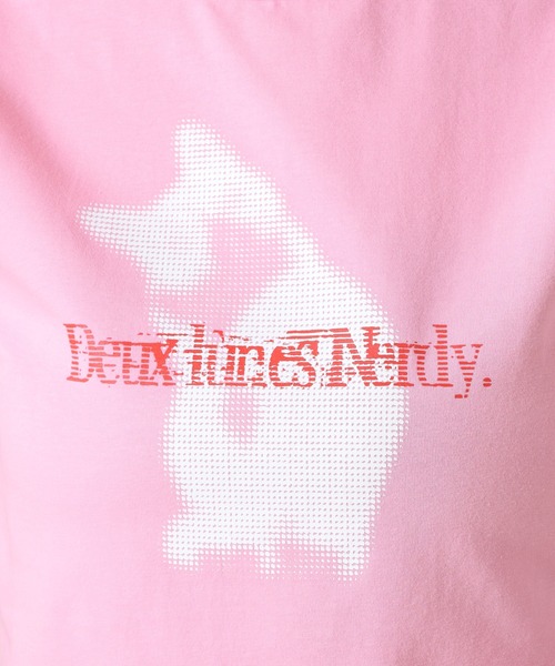 NERDY（ノルディ）の「クロップド Tシャツ（Tシャツ/カットソー・レディース・ホワイト/ブラック/ピンク・S/M/SS）」の19枚目の写真