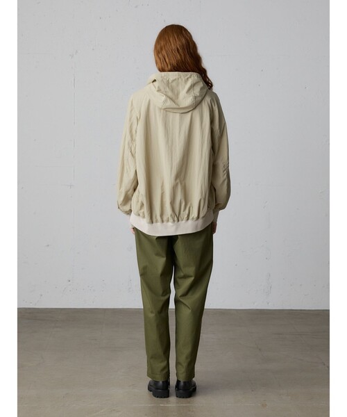 MidiUmi（ミディウミ）の「MidiUmi フード付きブルゾン（ダウンジャケット/コート・レディース・チャコールグレー/ベージュ・FREE）」の12枚目の写真