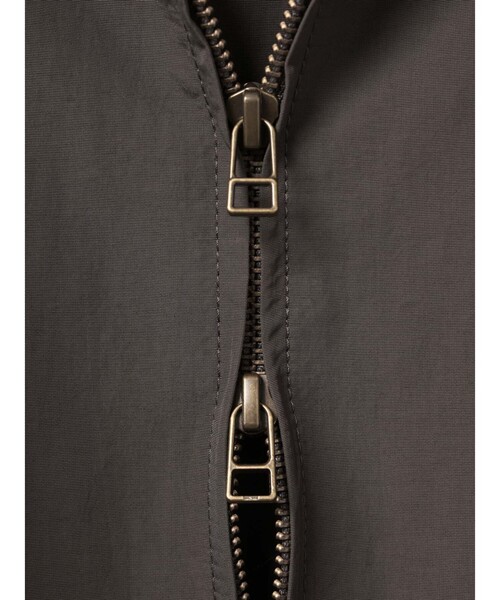 MidiUmi（ミディウミ）の「MidiUmi フード付きブルゾン（ダウンジャケット/コート・レディース・チャコールグレー/ベージュ・FREE）」の14枚目の写真