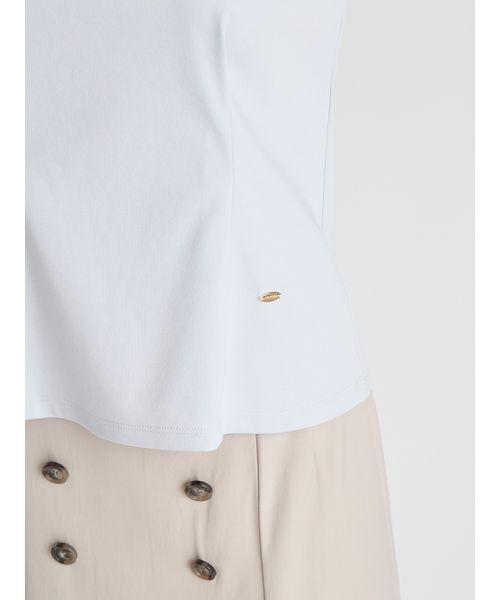 CELFORD（セルフォード）の「シアースリーブカットソー（Tシャツ/カットソー・レディース・サックスブルー/ホワイト/ブラック・38/36）」の10枚目の写真