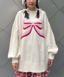 Candy Stripper | BIG RIBBON ニット(ニット/セーター)