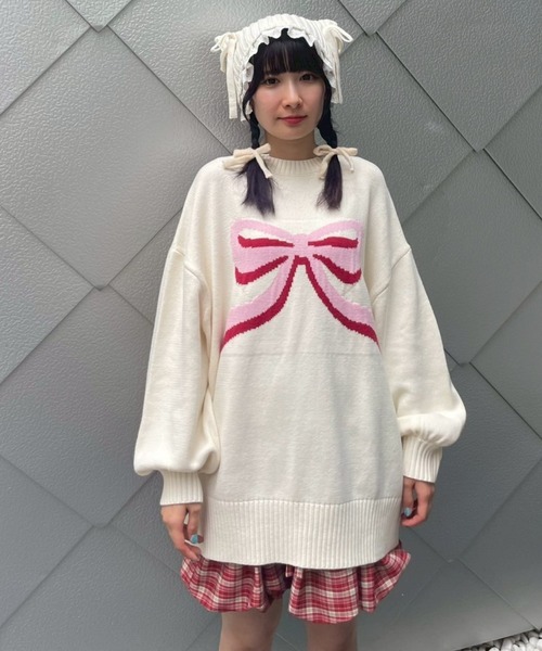 セール】BIG RIBBON ニット（ニット/セーター）｜Candy Stripper