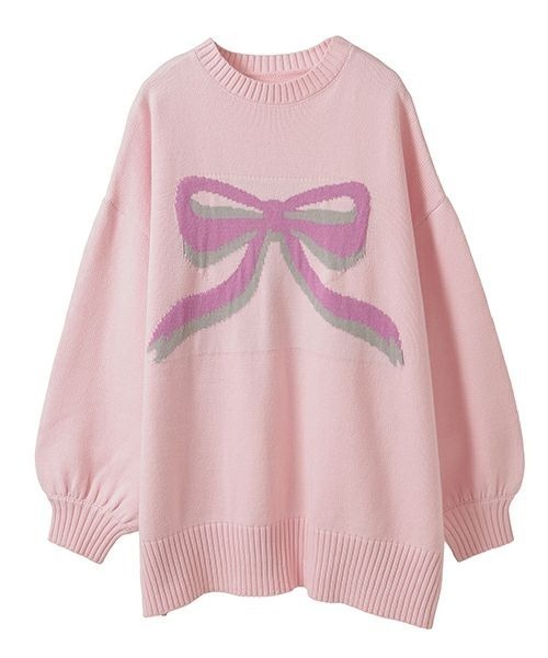 Candy Stripper（キャンディストリッパー）の「BIG RIBBON ニット（ニット/セーター・レディース・アイボリー/レッド・FREE）」の20枚目の写真