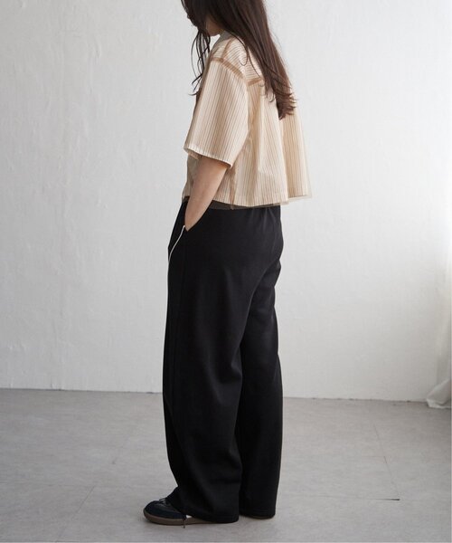 VENCEEXCHANGE（ヴァンスエクスチェンジ）の「ストライプチュールカブセSSシャツ（シャツ/ブラウス・レディース・オフホワイト/ブルー/ベージュ・FREE）」の22枚目の写真