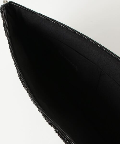 MAISON mou(メゾンムー)の「【Swaraj/スワラージ】ビーズクラッチ(手刺繍ビーズ)(クラッチバッグ・レディース・ブラック・FREE)」の4枚目の写真