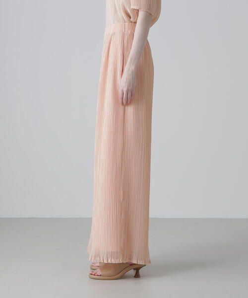 ADORE(アドーア)の「シアーランダムプリーツパンツ(その他パンツ・レディース・ベージュ/ブラック・38)」の6枚目の写真