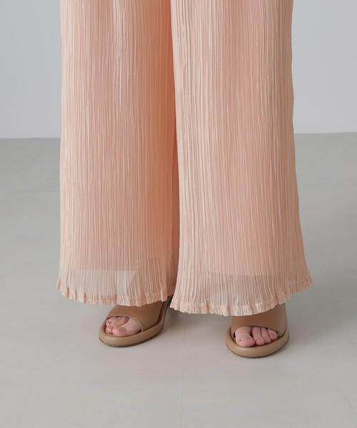 ADORE(アドーア)の「シアーランダムプリーツパンツ(その他パンツ・レディース・ベージュ/ブラック・38)」の10枚目の写真