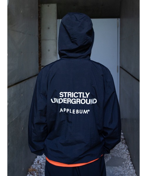 APPLEBUM（アップルバム）の「Nylon Anorak Parka（ブルゾン・メンズ・ブラック/ネイビー・MEDIUM/X-LARGE/LARGE）」の22枚目の写真