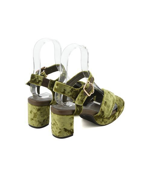 FRAY I.D（フレイアイディー）の「ベロアサンダル（サンダル・レディース・ダークブラウン/ブラック/オリーブ・36/37/38）」の11枚目の写真