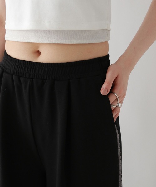 RAGEBLUE（レイジブルー）の「サイドミニレース/イージースウェットパンツ（スウェットパンツ・レディース・ブラック/グレー・FREE）」の20枚目の写真