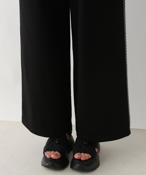 RAGEBLUE（レイジブルー）の「サイドミニレース/イージースウェットパンツ（スウェットパンツ・レディース・ブラック/グレー・FREE）」の9枚目の写真