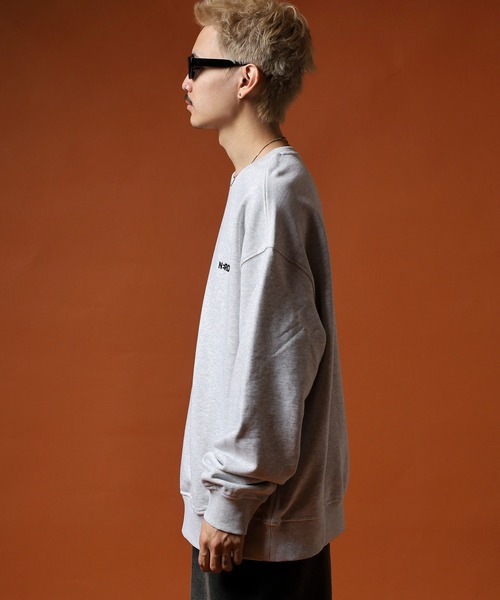 NERDY（ノルディ）の「ベレンクロゴスウェットシャツ（スウェット・メンズ・ホワイト/ブラック・SS/M/L/LL/S）」の9枚目の写真