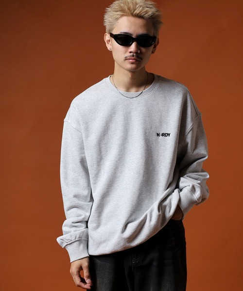 NERDY（ノルディ）の「ベレンクロゴスウェットシャツ（スウェット・メンズ・ホワイト/ブラック・SS/M/L/LL/S）」の20枚目の写真
