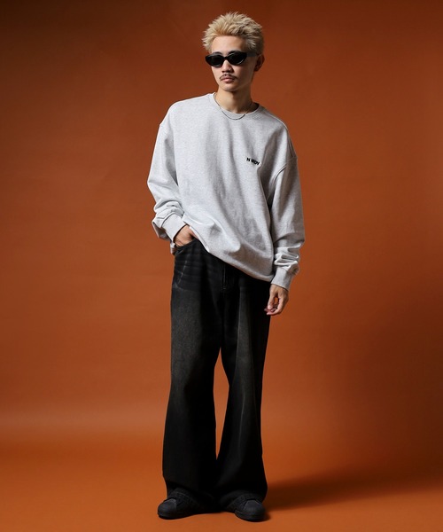 NERDY（ノルディ）の「ベレンクロゴスウェットシャツ（スウェット・メンズ・ホワイト/ブラック・SS/M/L/LL/S）」の17枚目の写真