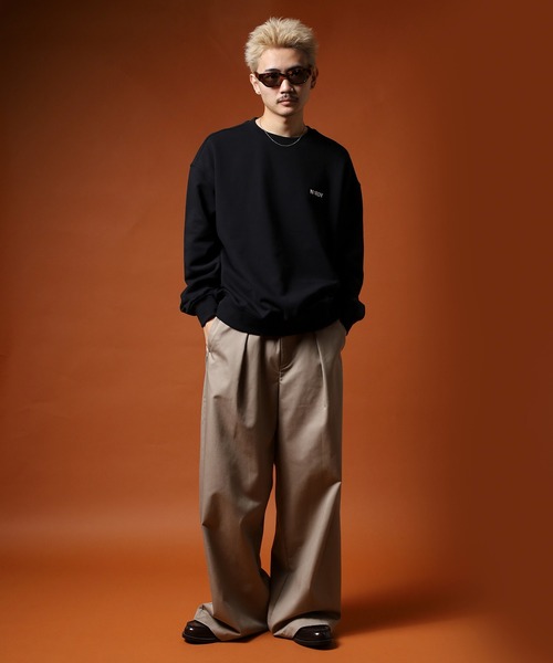 NERDY（ノルディ）の「ベレンクロゴスウェットシャツ（スウェット・メンズ・ホワイト/ブラック・SS/M/L/LL/S）」の12枚目の写真