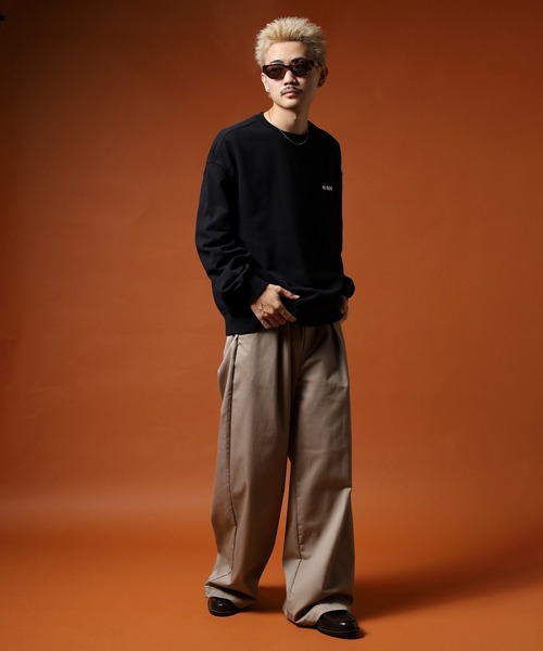 NERDY（ノルディ）の「ベレンクロゴスウェットシャツ（スウェット・メンズ・ホワイト/ブラック・SS/M/L/LL/S）」の11枚目の写真