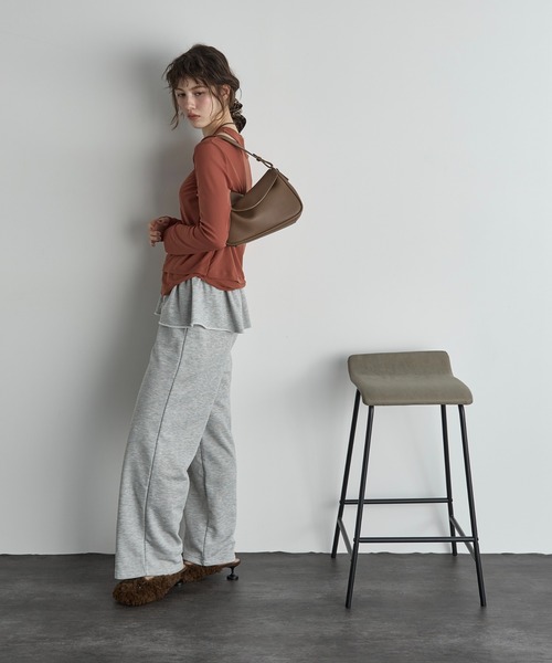 リボンアクセントフェイクファーミュール（パンプス）｜THE YOn