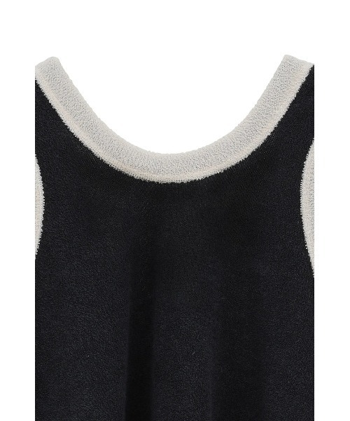 CLANE PILE FLARE TANK TOPS navy サイズ2 新品 新品 clane PILE FLARE TANK TOPS ネイビー サイズ2 - メルカリ