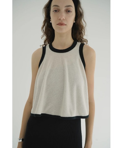 トップス CLANE PILE FLARE TANK TOPS CLANE/クラネ/PILE FLARE TANK TOPS 【公式通販】