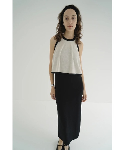 CLANE PILE FLARE TANK TOPS ブラウン サイズ1 PILE FLARE TANK TOPS｜TOPS(トップス)｜CLANE OFFICIAL ONLINE