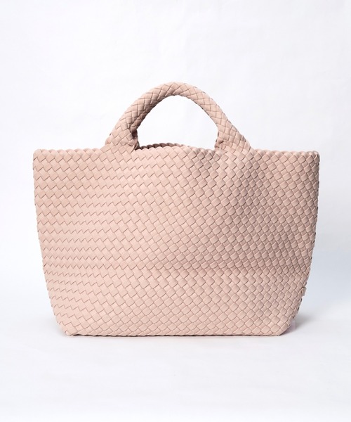 MICA&DEAL（マイカ＆ディール）の「【NAGHEDI】トートバッグ-St Barths Medium（トートバッグ・レディース・ピンク/ダークブラウン・M）」の16枚目の写真