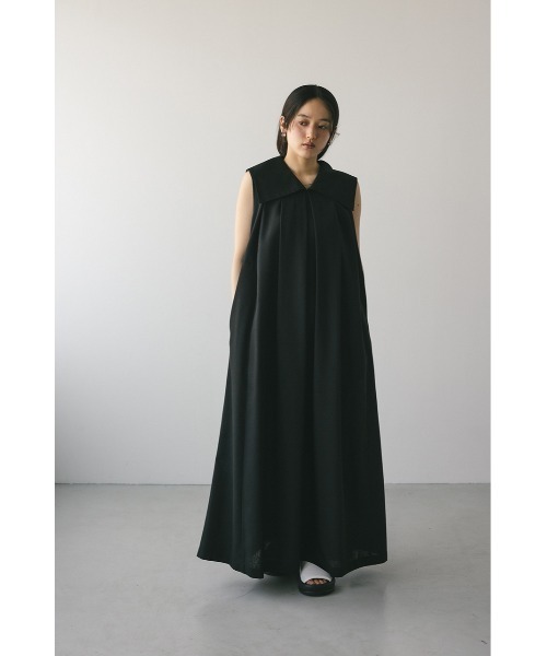 セール】ビッグカラーフレアワンピース（ワンピース）｜STYLEMIXER