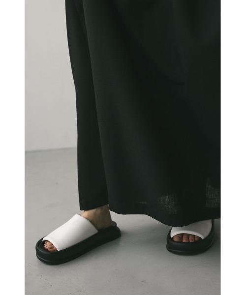 STYLEMIXER(スタイルミキサー)の「ビッグカラーフレアワンピース(ワンピース・レディース・ブラック/ライトブラウン/アイボリー・SMALL/MEDIUM)」の4枚目の写真