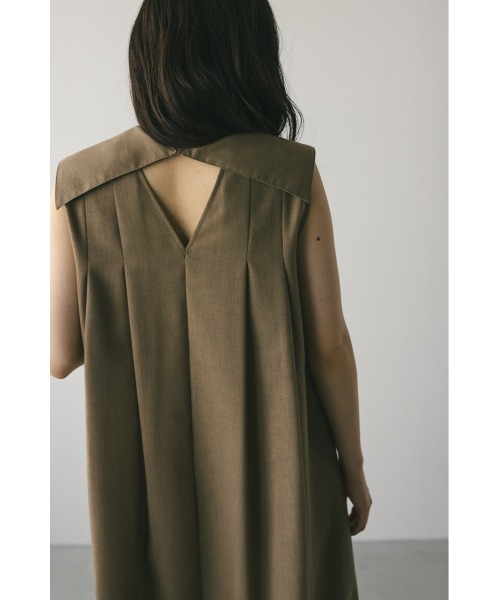 STYLEMIXER(スタイルミキサー)の「ビッグカラーフレアワンピース(ワンピース・レディース・ブラック/ライトブラウン/アイボリー・SMALL/MEDIUM)」の16枚目の写真