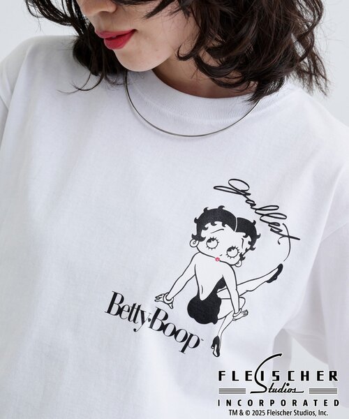 GALLEST(ギャレスト)の「【Betty Boop(TM)】サイドプリントTシャツ(Tシャツ/カットソー・レディース・ホワイト/ブラック・38)」の10枚目の写真